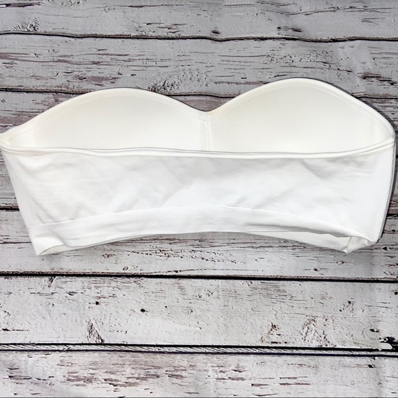 White padded seamless bandeau bra - Picture 2 of 4